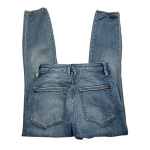 Good American Jeans Girls 4/27 Blue Denim Medium Wash Good Waist Skinny Leg